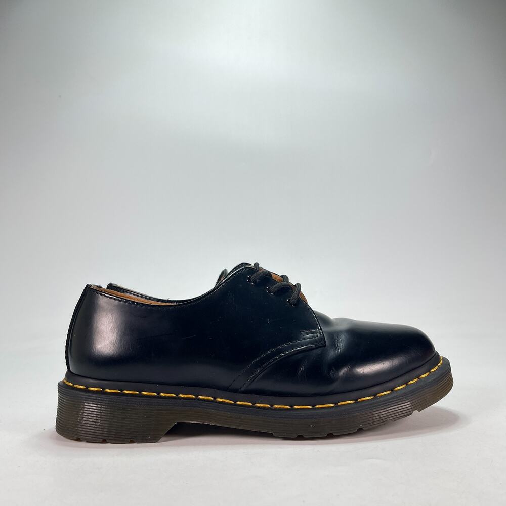 Dr. Martens 3-Eye Black Classic Leather Oxford Shoes 1461 Women's Size 7